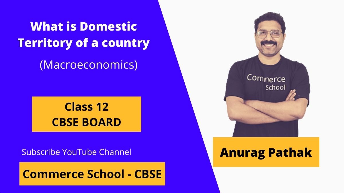 what is domestic territory of a country in national income chapter of macroeconomics class 12 CBSE board