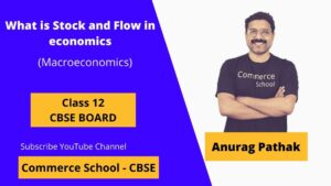 what is stock and flow in national income chapter of macroeconomics class 12 CBSE Board
