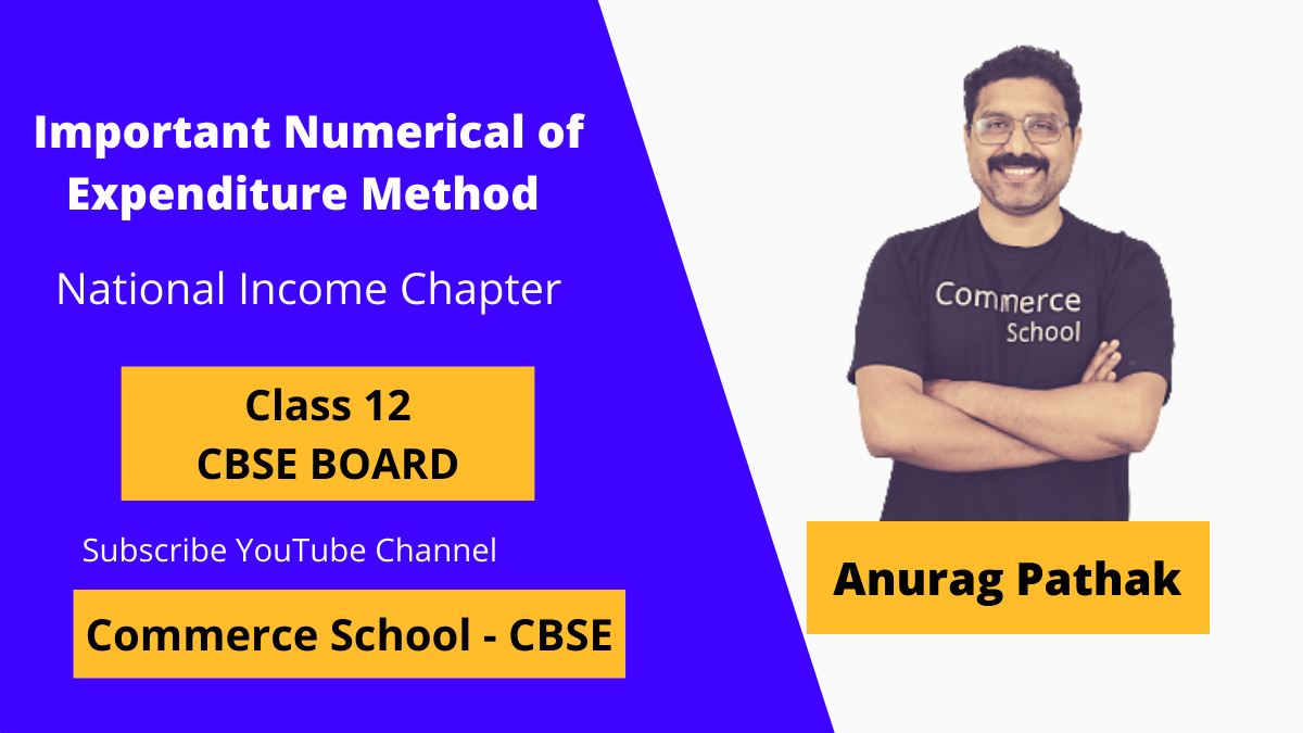 important numerical of expenditure method of national income class 12 CBSE Board