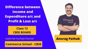 Difference between income and expenditure account and profit and loss account in npo chapter class 12 CBSE Board